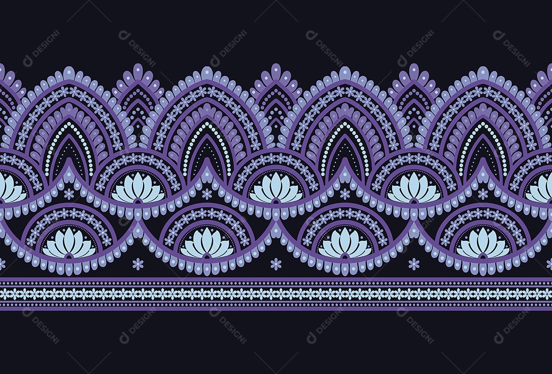 Padrão de Tapete Ilustração Vetor EPS