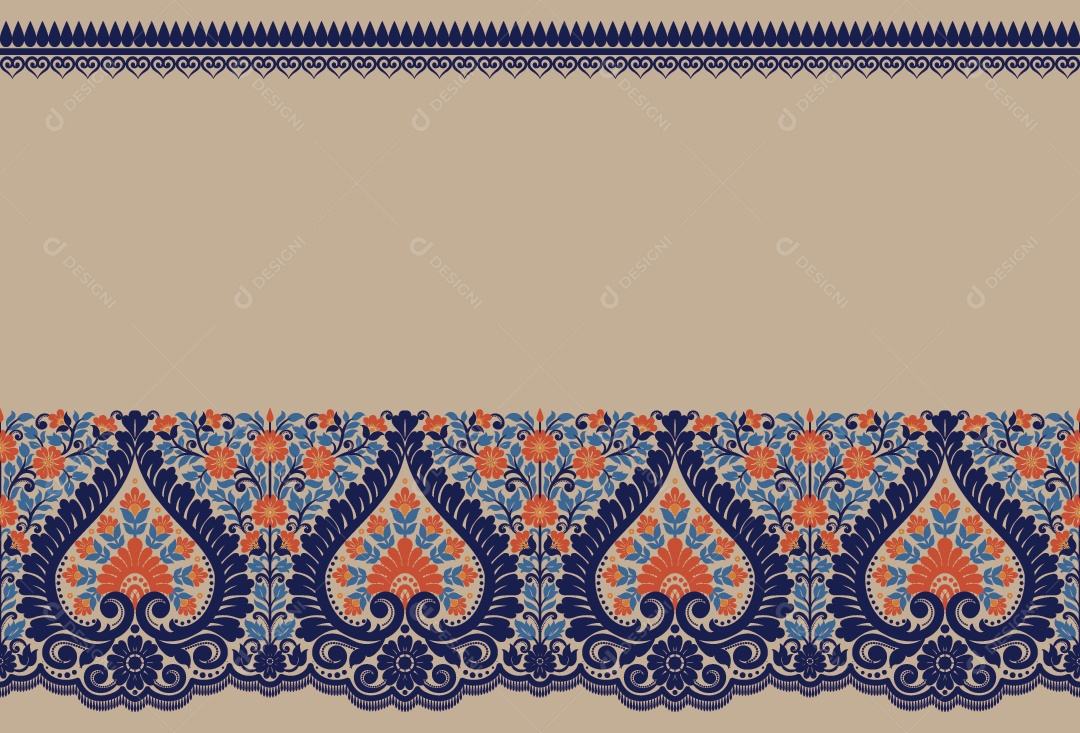 Padrão de Tapete Ilustração Vetor EPS