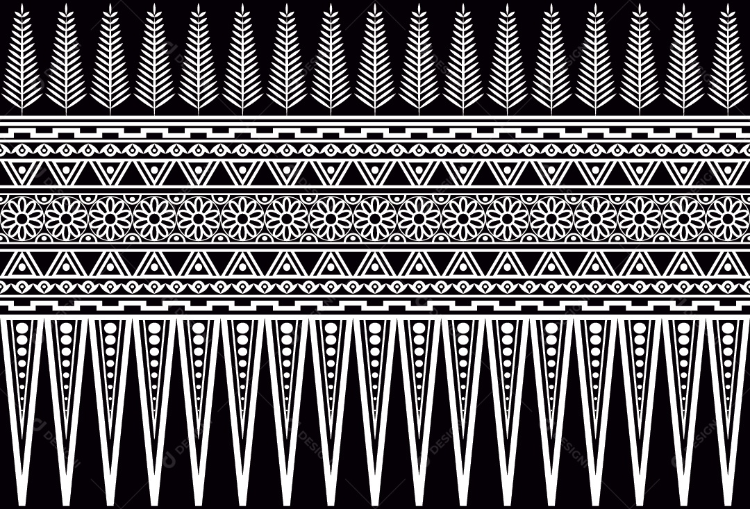 Padrão de Tapete Ilustração Vetor EPS