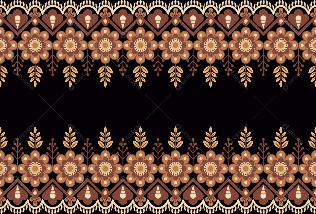 Padrão de Tapete Ilustração Vetor EPS