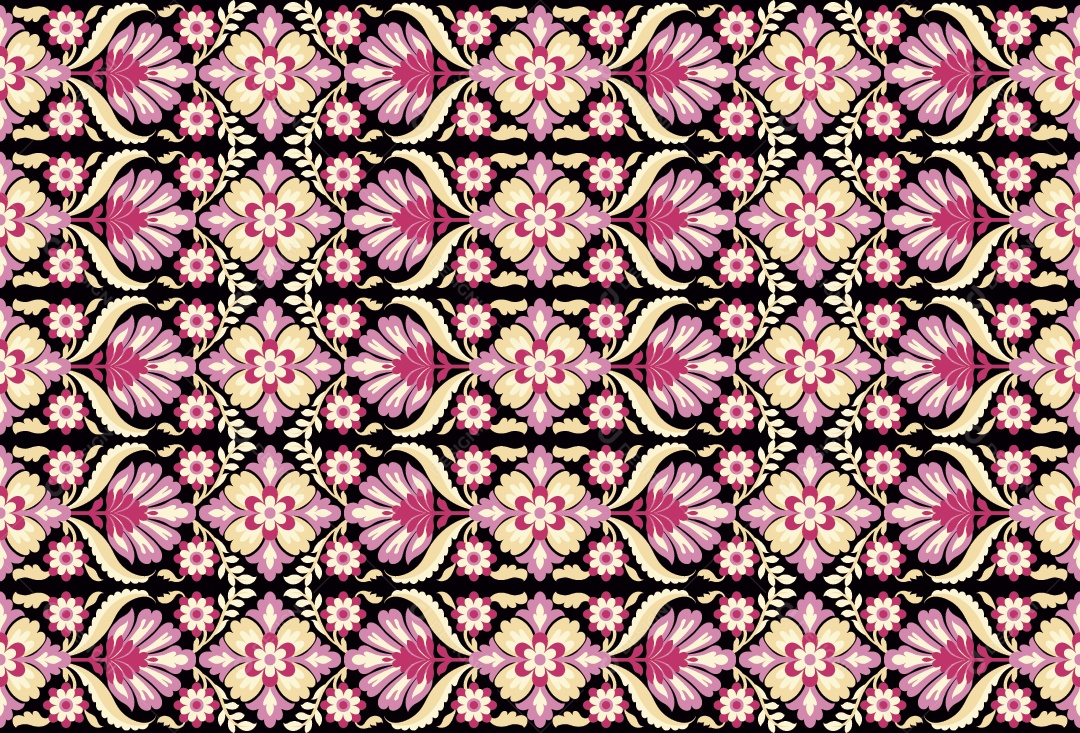 Padrão de Tapete Ilustração Vetor EPS