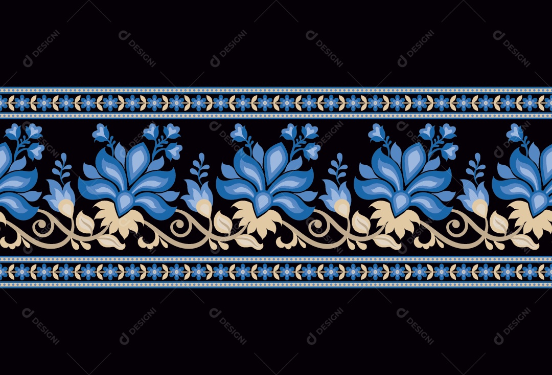 Padrão de Tapete Ilustração Vetor EPS