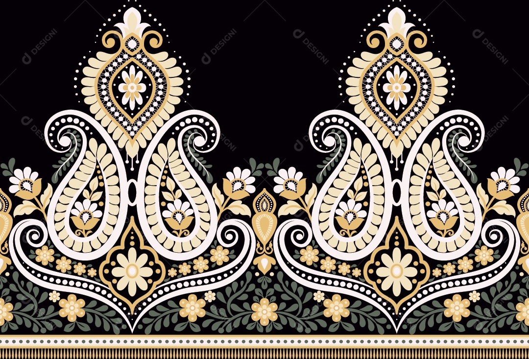 Padrão de Tapete Ilustração Vetor EPS