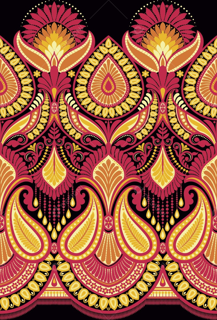 Padrão de Tapete Ilustração Vetor EPS