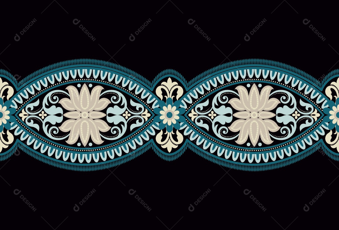 Padrão de Tapete Ilustração Vetor EPS