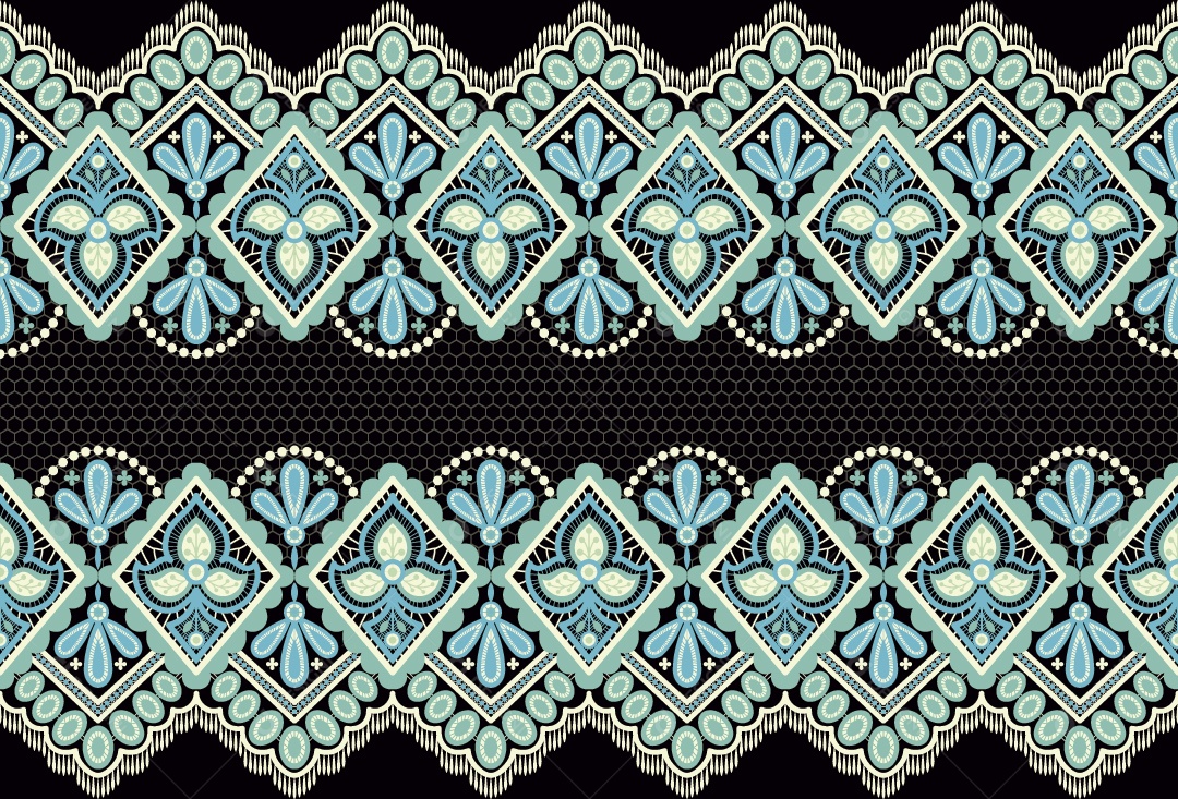 Padrão de Tapete Ilustração Vetor EPS