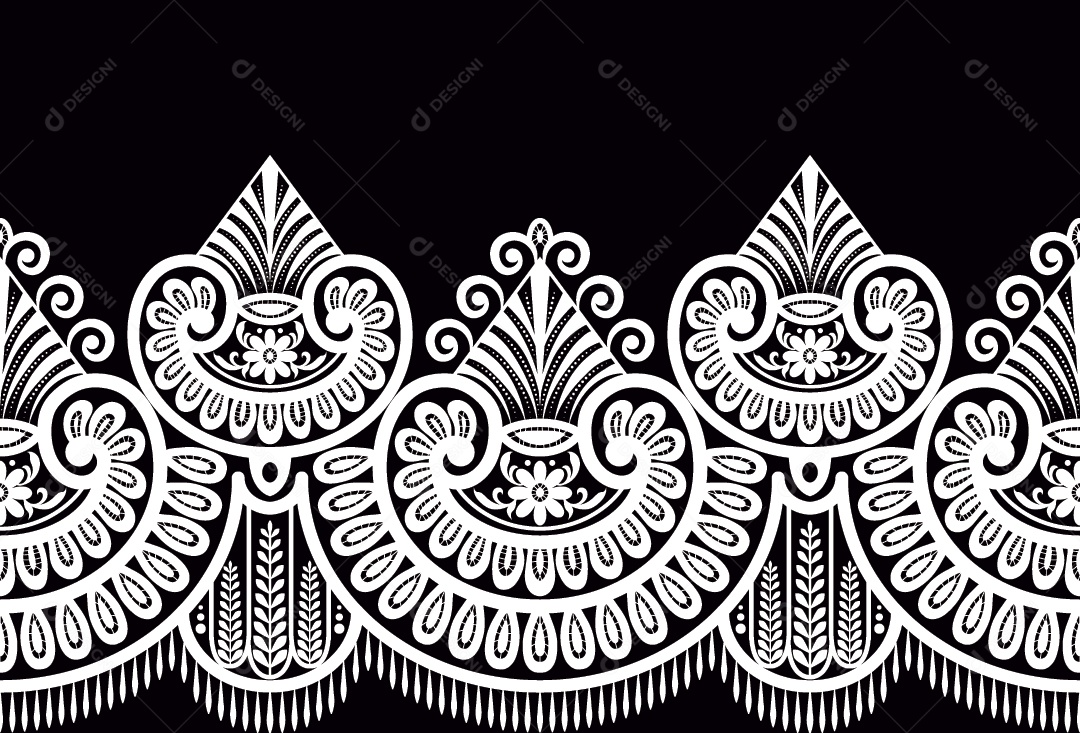 Padrão de Tapete Ilustração Vetor EPS