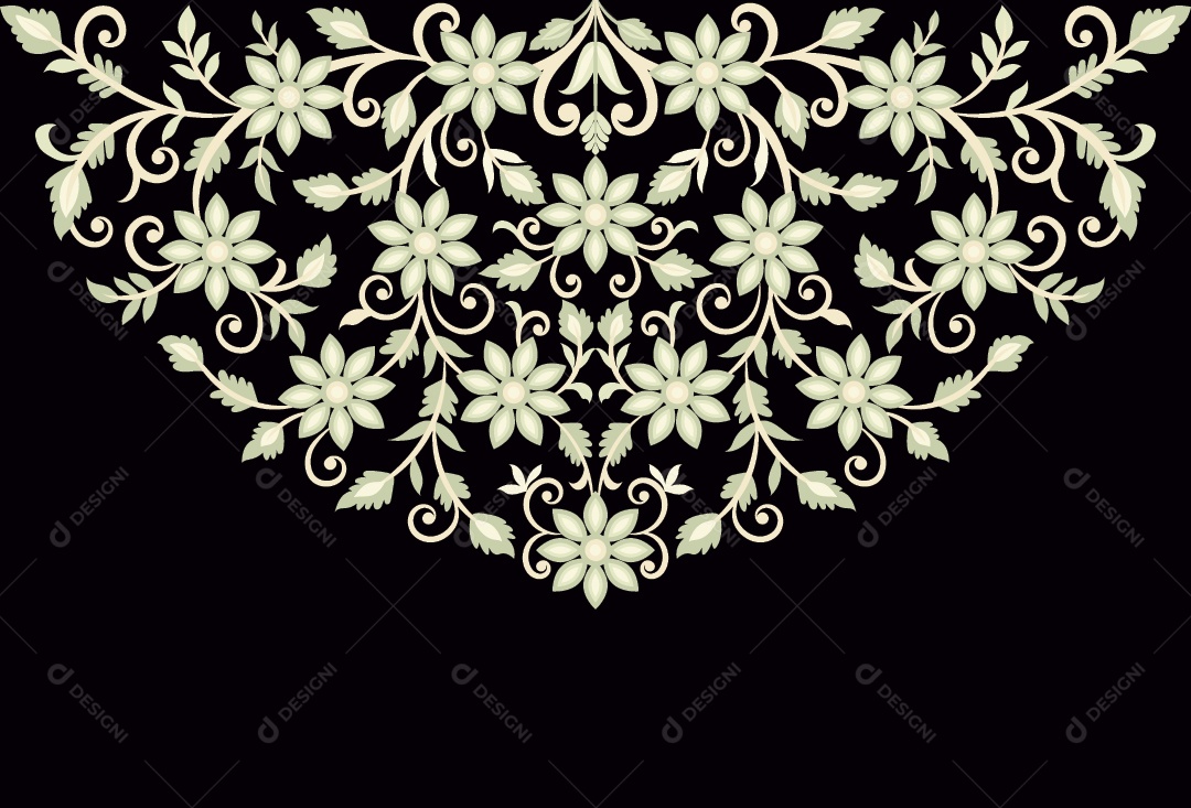 Colar Étnico Ilustração Vetor EPS