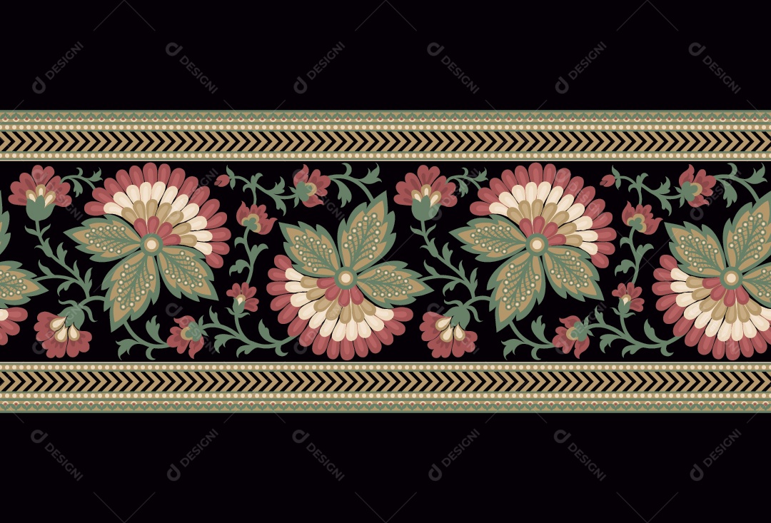 Padrão de Tapete Ilustração Vetor EPS