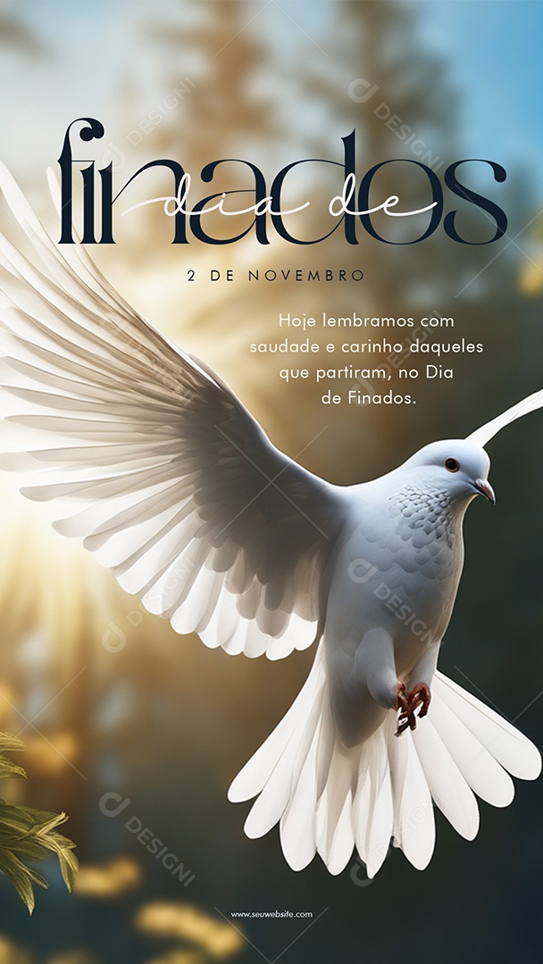 Story Dia De Finados 02 De Novembro Social Media PSD Editável