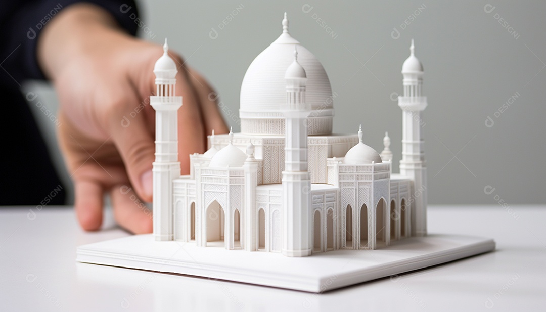 Poster de luzes do Ramadã várias lâmpadas brilhantes penduradas no teto em um fundo azul escuro e título ilustração vetorial Ramadan Kareem