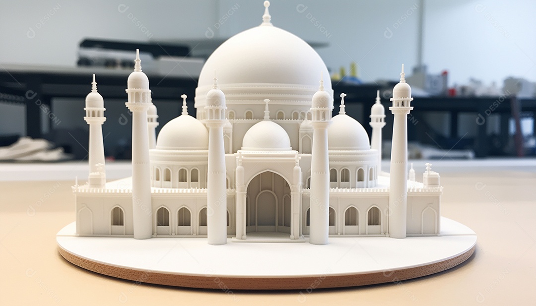 Poster de luzes do Ramadã várias lâmpadas brilhantes penduradas no teto em um fundo azul escuro e título ilustração vetorial Ramadan Kareem