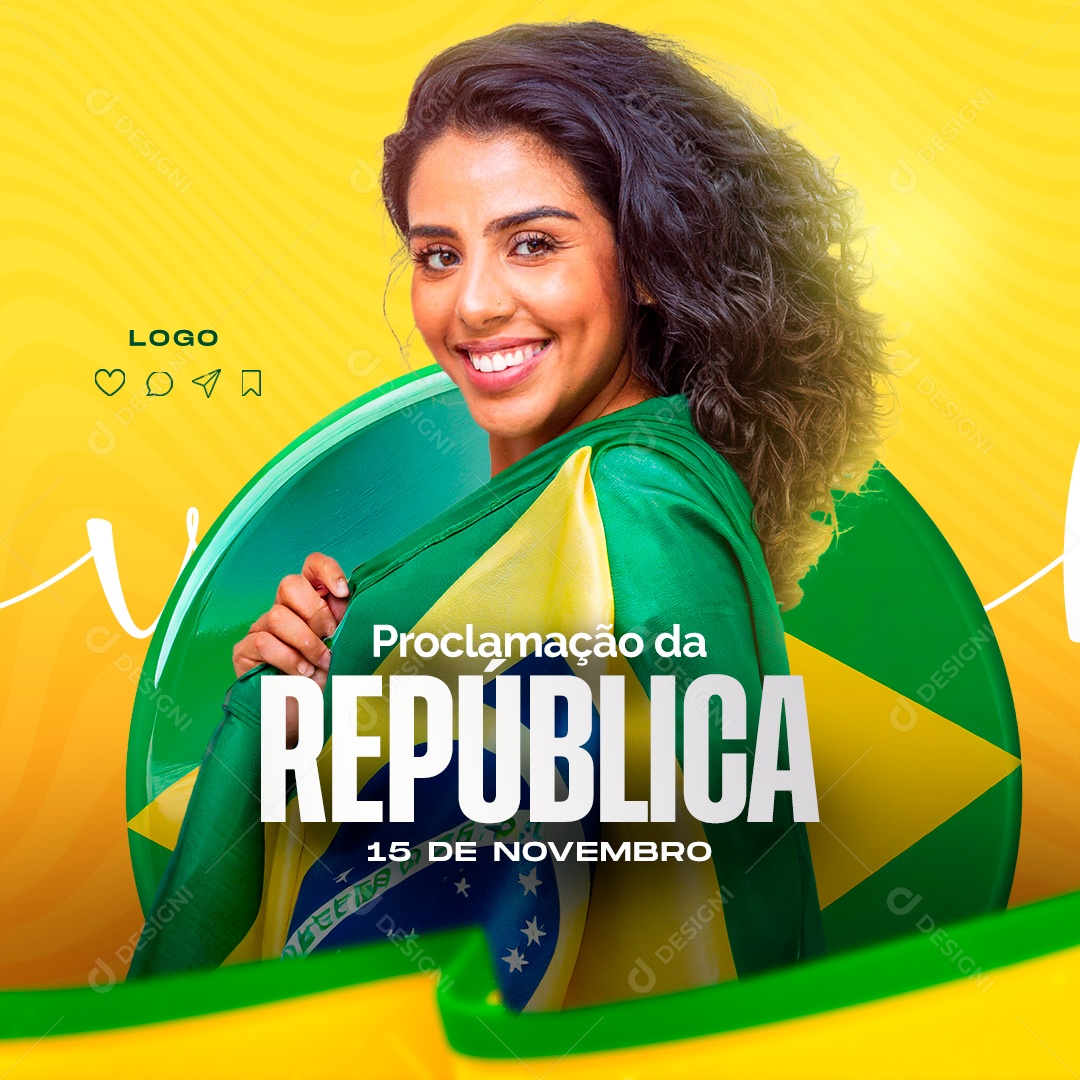 Social Media Proclamação Da República 15 De Novembro PSD Editável