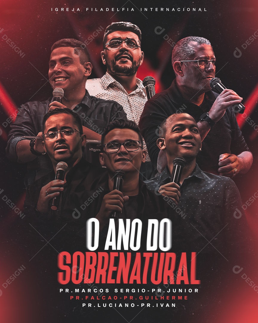 Social Media Flyer O Ano Do Sobranatural PSD Editável