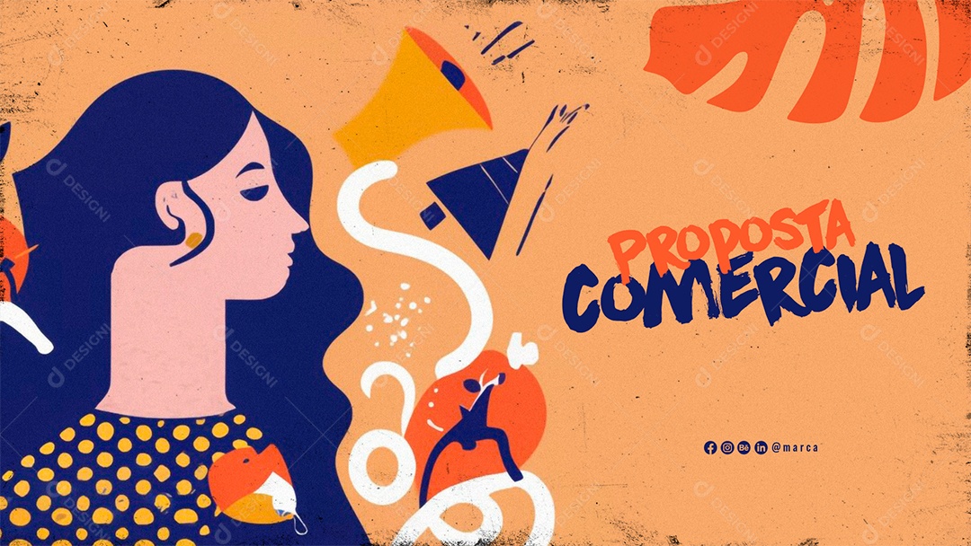 Proposta Comercial Agência de Marketing PSD Editável