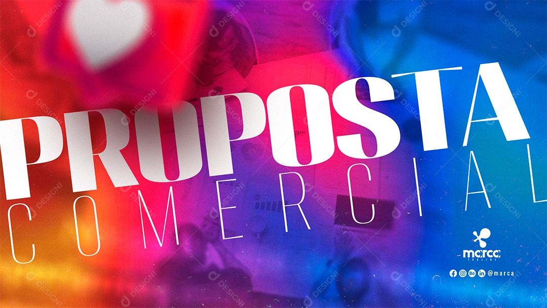 Proposta Comercial Agência de Marketing Digital PSD Editável