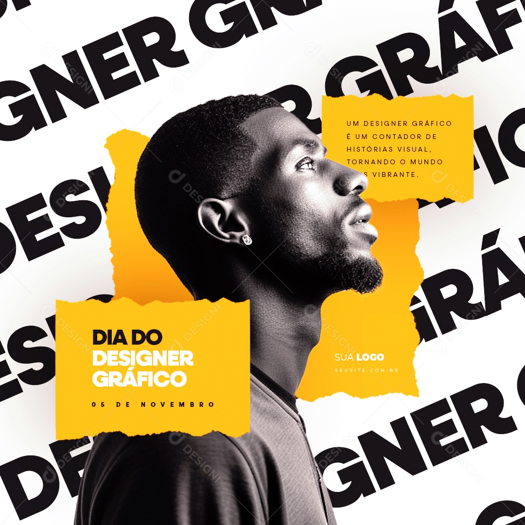 Dia Do Designer Gráfico 05 de Novembro Social Media PSD Editável