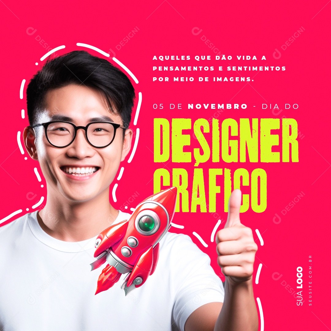 Dia Do Designer Gráfico 05 de Novembro Social Media PSD Editável