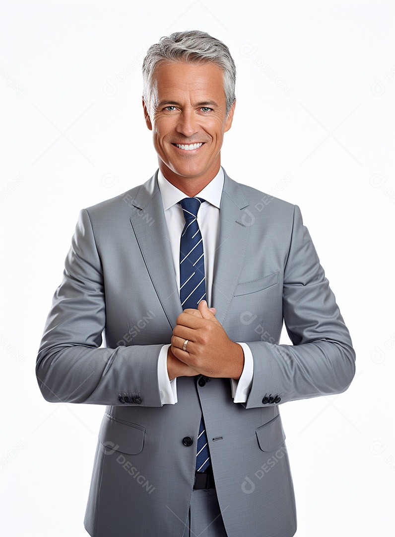 Homem de negócios feliz em um terno