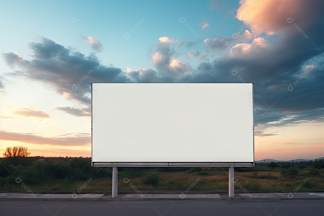 Outdoor em branco Gerado por IA