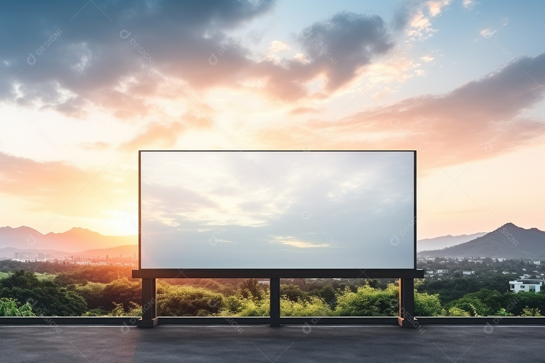 Outdoor em branco Gerado por IA