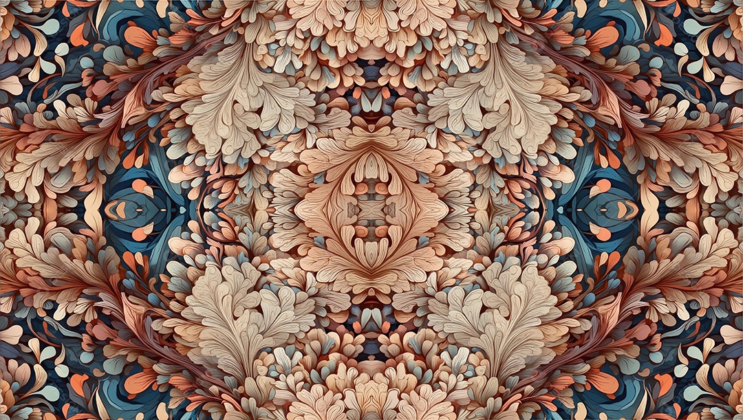 Fundo de padrões neurais altamente detalhado