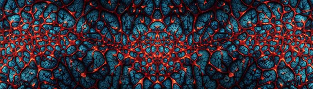 Fundo de padrões neurais altamente detalhado