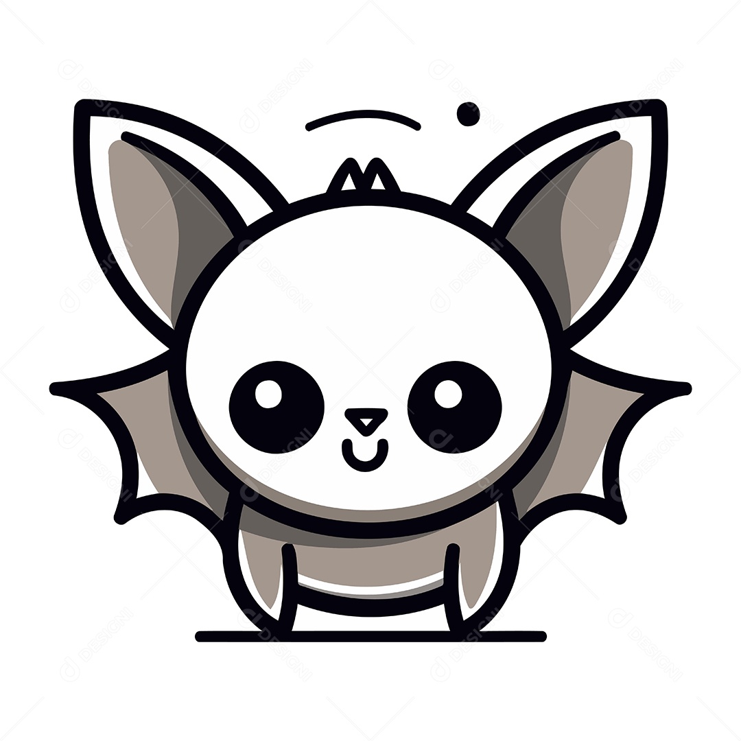 Morcego Desenho Animado Ilustração Vetor EPS