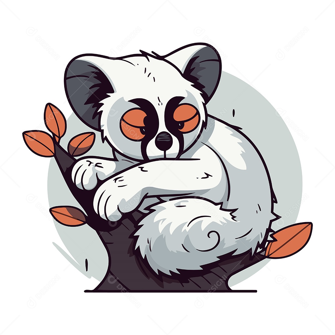 Coala Desenho Animado Ilustração Vetor EPS