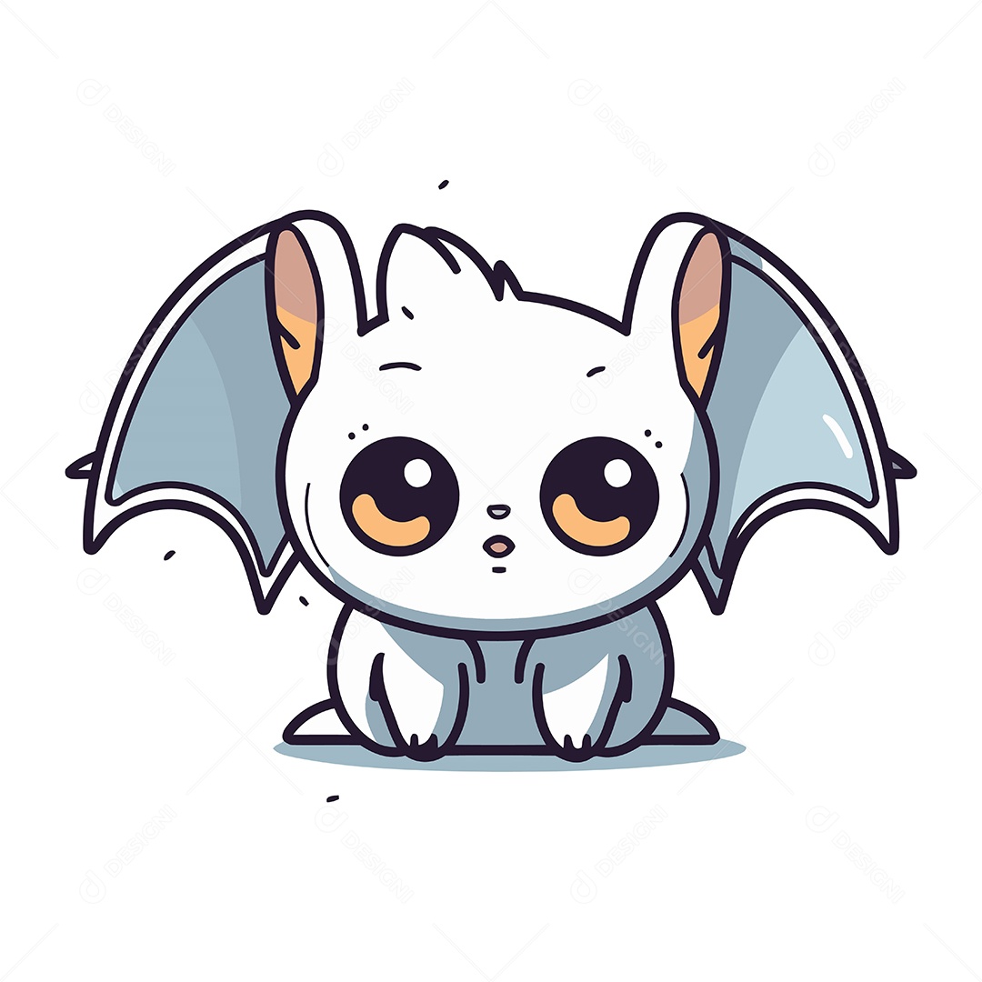 Morcego Desenho Animado Ilustração Vetor EPS