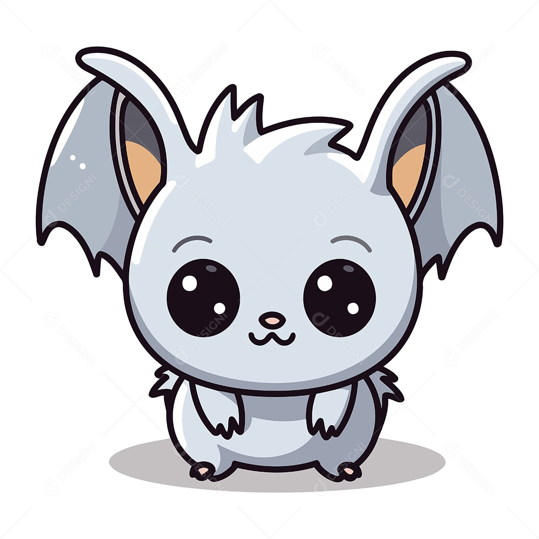 Morcego Desenho Animado Ilustração Vetor EPS