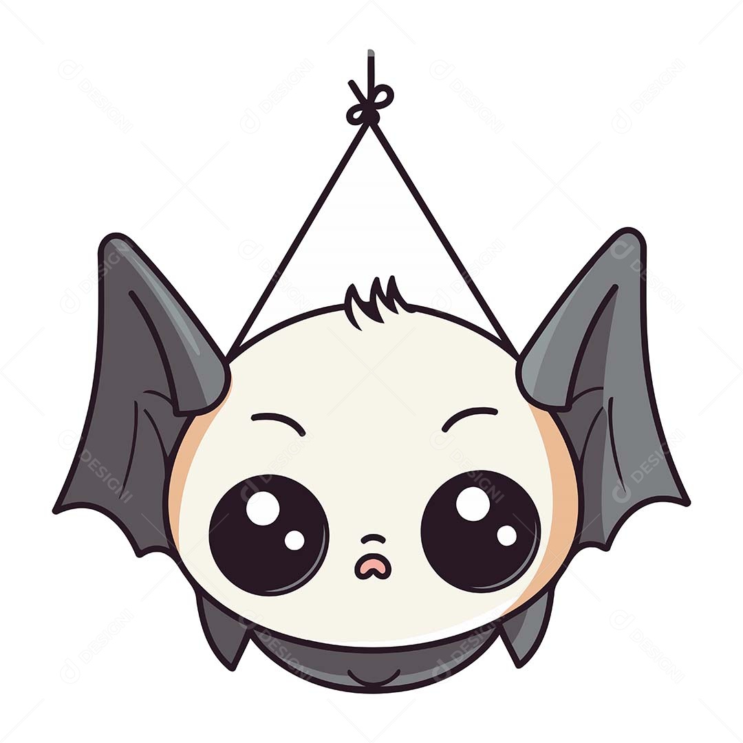 Morcego Desenho Animado Ilustração Vetor EPS