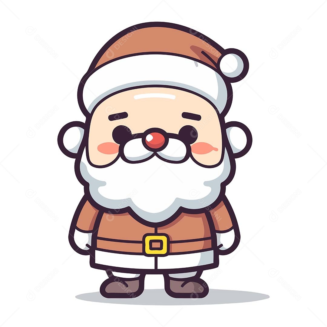 Papai Noel Desenho Animado Ilustração Vetor EPS