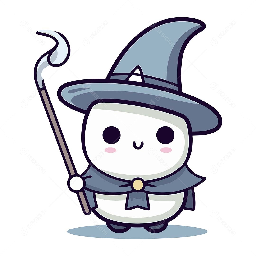 Fantasma Desenho Animado Ilustração Vetor EPS