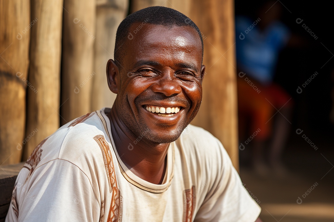 Lindo homem africano