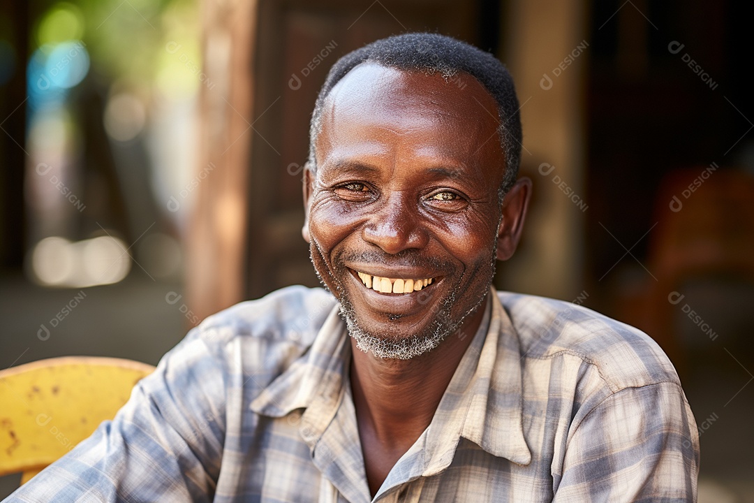 Lindo homem africano