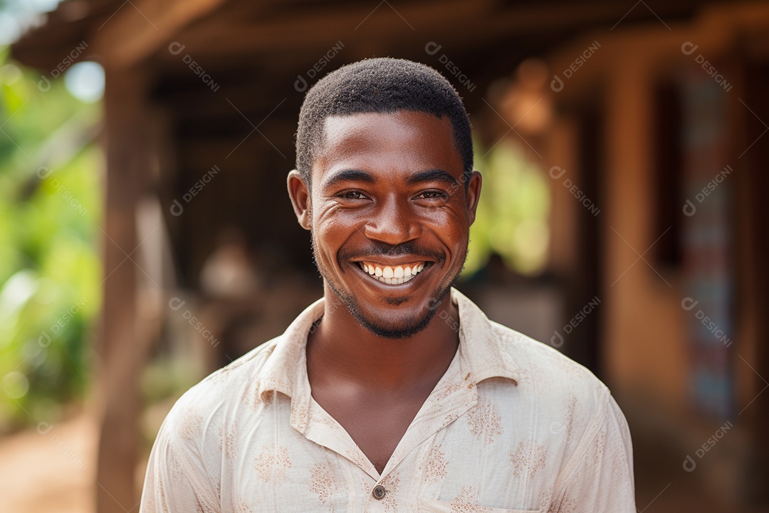 Lindo homem africano