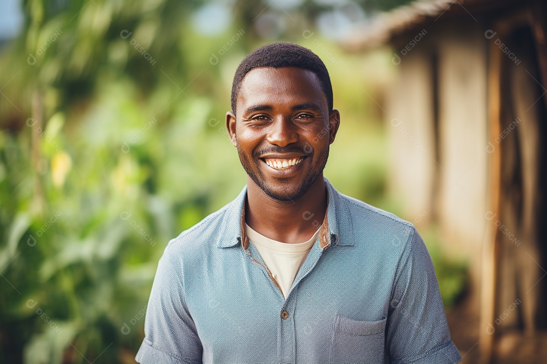 Lindo homem africano