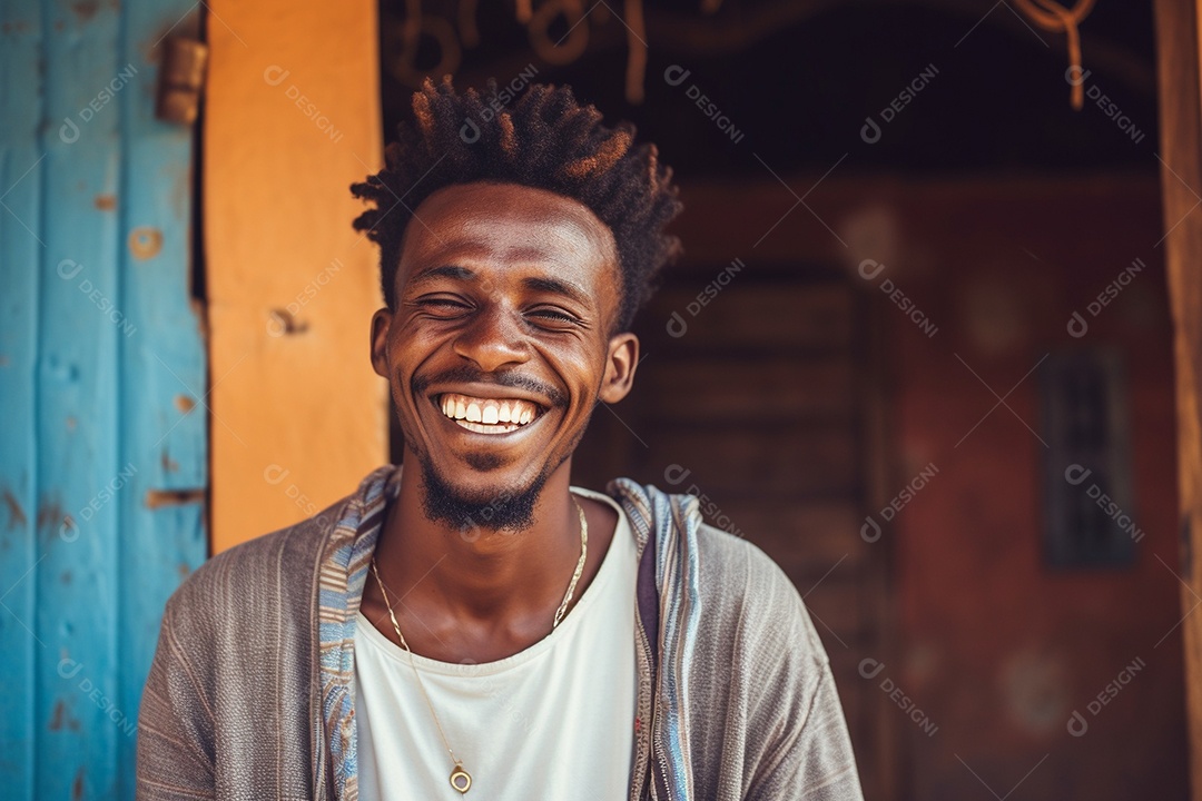 Lindo homem africano