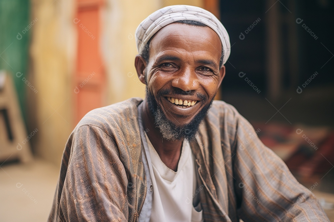 Lindo homem africano