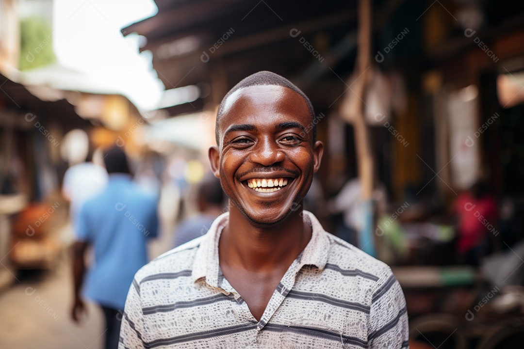 Lindo homem africano