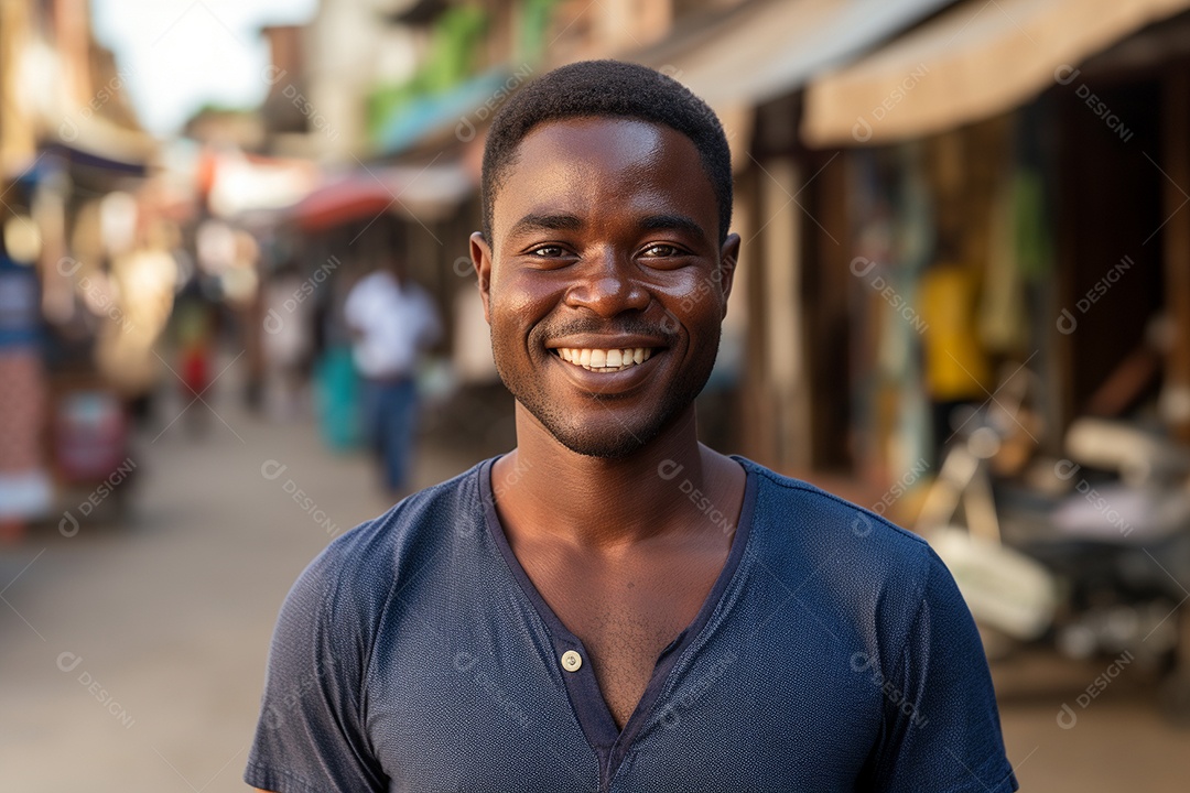 Lindo homem africano