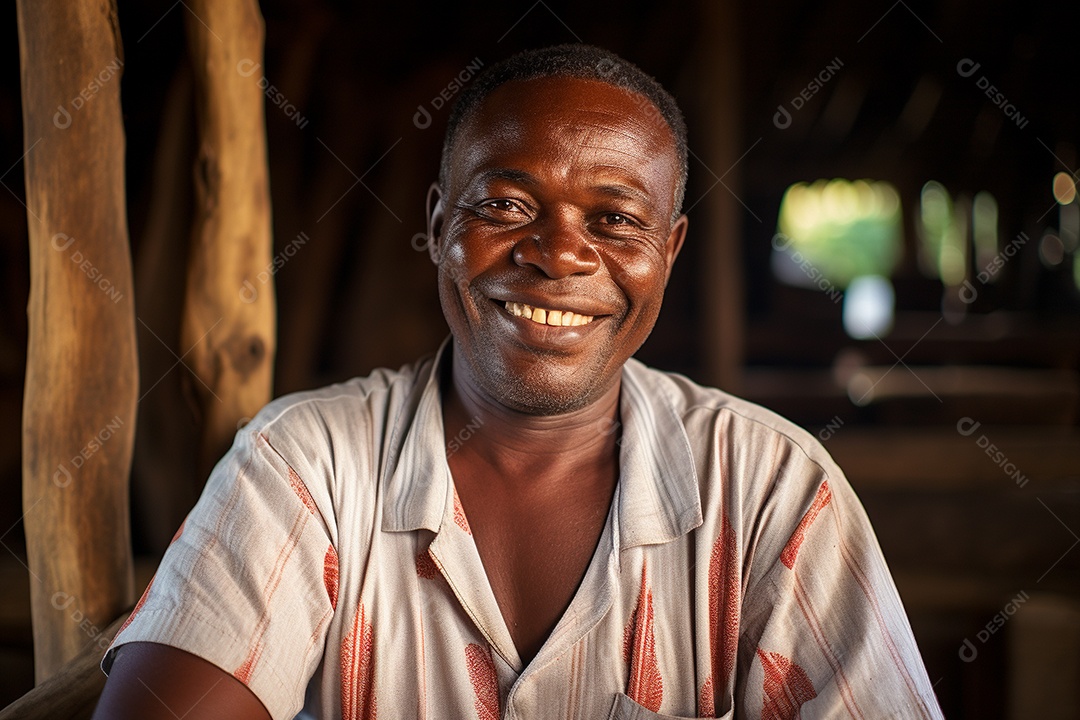 Lindo homem africano