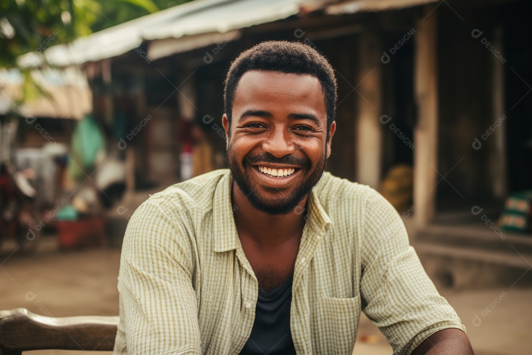 Lindo homem africano