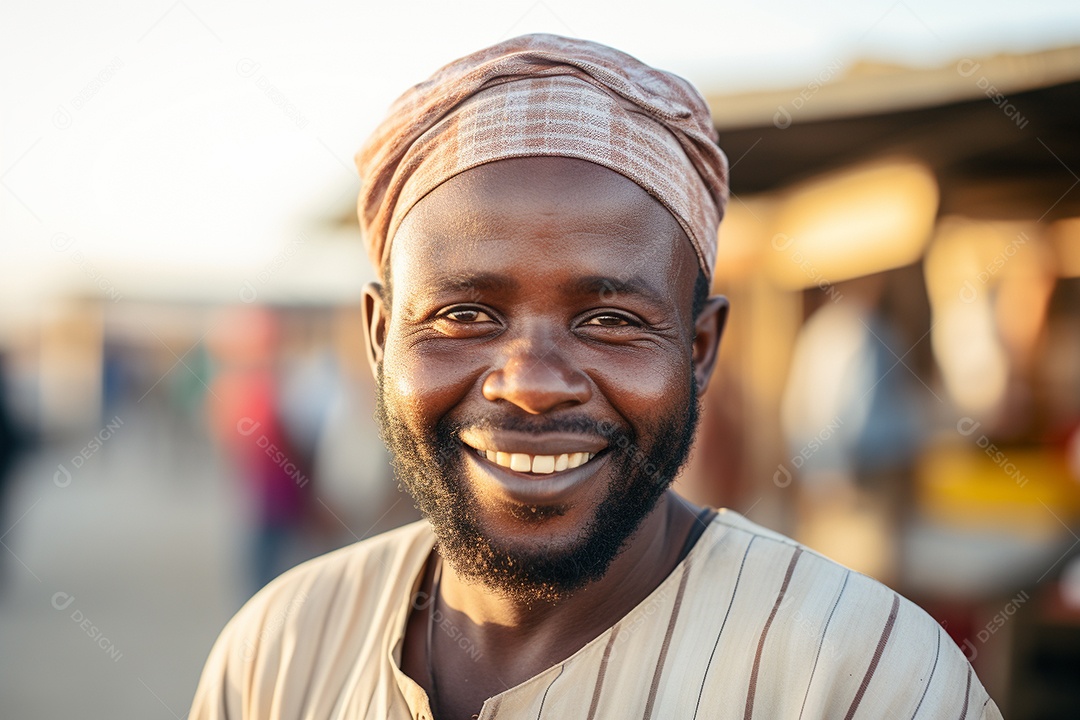 Lindo homem africano
