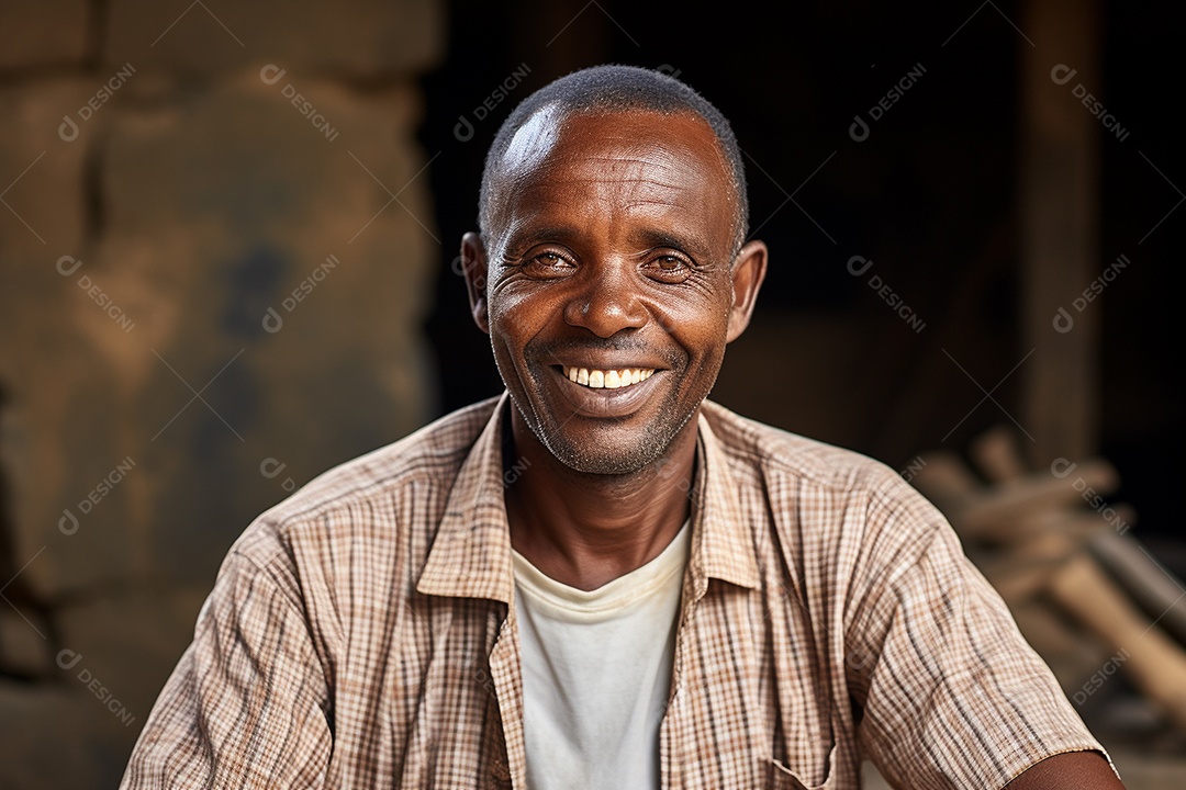 Lindo homem africano