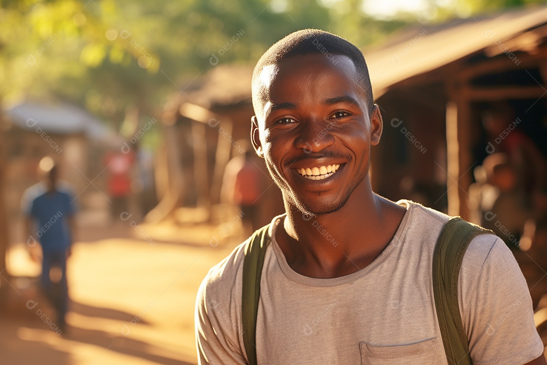 Lindo homem africano