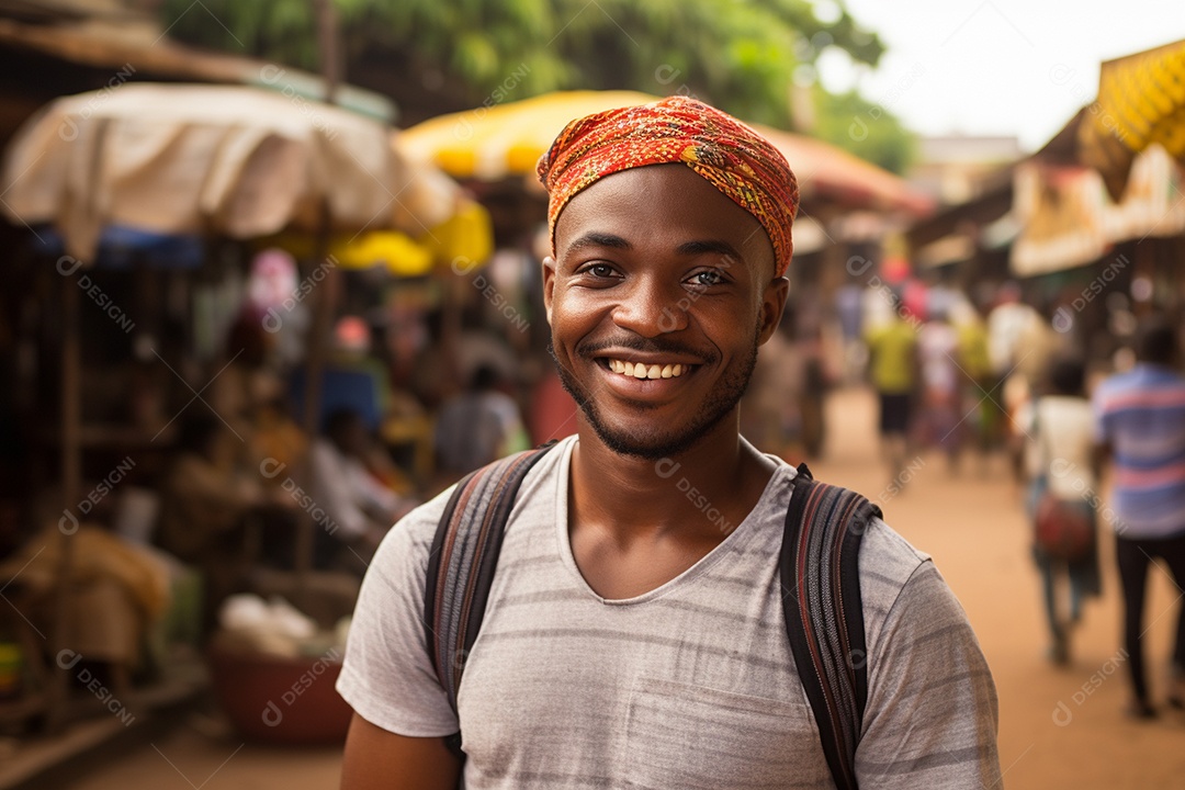 Lindo homem africano