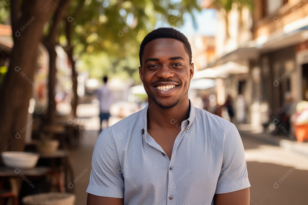 Lindo homem africano