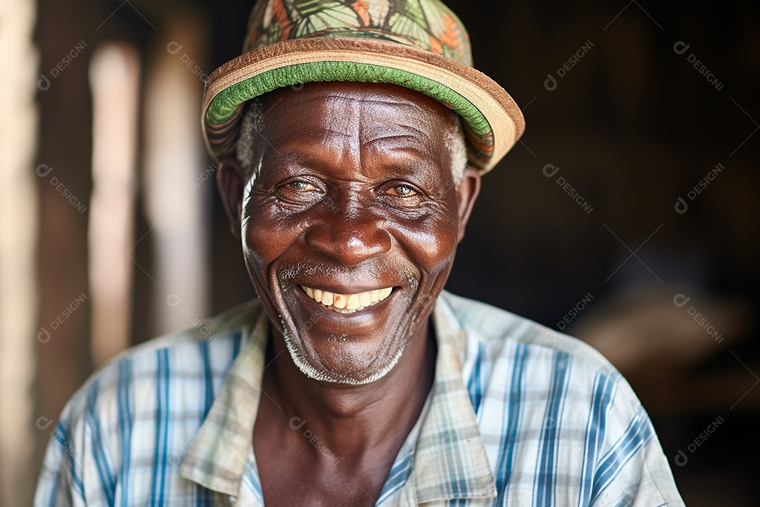 Lindo homem africano